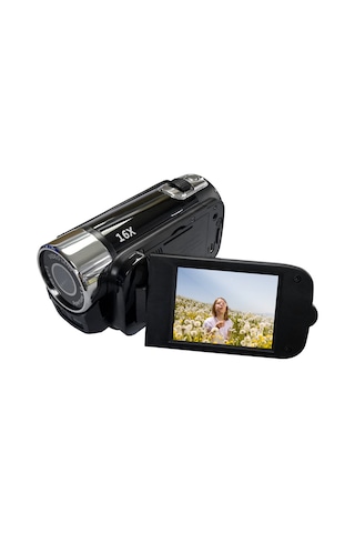 Xindoker Siyah D100 Dijital Dv Kameralı - 1080p Full Hd Video, 16mp Fotoğraf, 16x Dijital Zoom, 2.7" Lcd Ekran, Bl-5c Batarya
