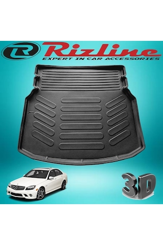 W204 3D Bagaj Havuzu Paspası Rampalı 2007-2014 Arası Rizline N11.10347