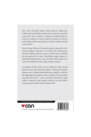 Amerika'da - Susan Sontag - Can Yayınları