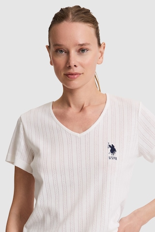 U.s. Polo Assn. Kadın Ekru Pijama Takım 50327970-vr019 Ecru
