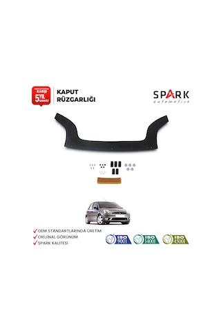 Ford Fiesta 2002-2008 Yıl Aralığı Uyumlu Kaput Rüzgarlığı 3mm