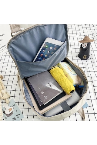 Ruilisi 8028 Sırt Çantası - Bej 40g Geo Black