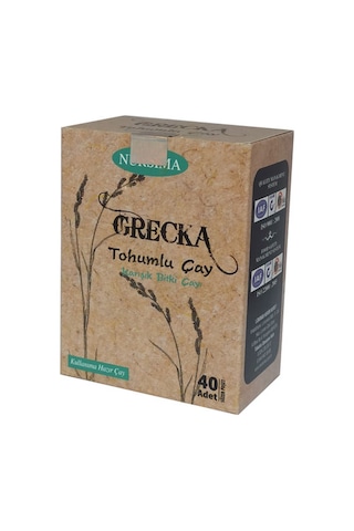 Nursima Greçka Tohumlu Karışık Bitki Süzen Poşet Çay 40'lı