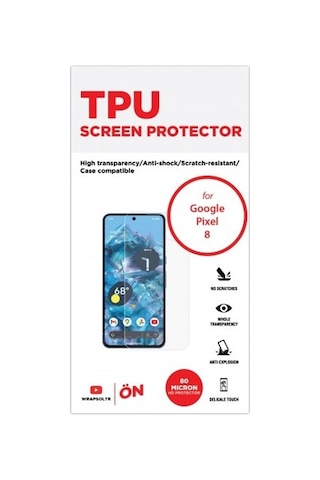 Google Pixel 8 Ekran Koruyucu Tpu Film