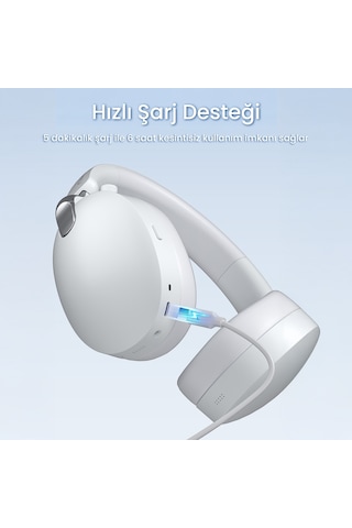Aula A500 Hybrid Kablosuz Bluetooth 5.4 Mikrofonlu Kulak Üstü Kulaklık