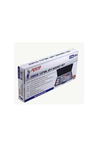 Rico 006-rc1126 1/2 Lokma Seti 6 Köşe Vidalı 25 Parça