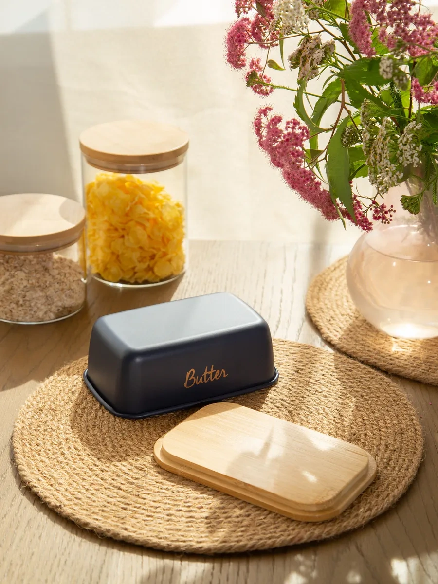 Agness Tereyağı Ve Peyniri İçin Kapaklı Sosluk 167237496 Mavi