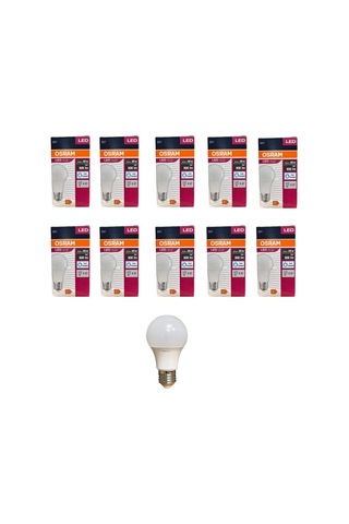 8.5 Watt Ampul 6500k E27-10 Adet Sku: Smg8690010149909 Açık Kahverengi