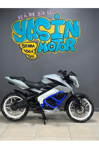 Bajaj Pulsar Ns 200 Özel Üretim Ön Koruma Demiri 3 Takozlu Mavi