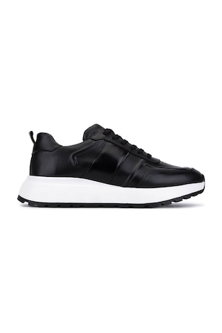 Tamer Tanca Erkek Hakiki Deri Siyah Sneakers & Spor Ayakkabı 222 70113 Erk Ayk Sk25-26 Sıyah Siyah