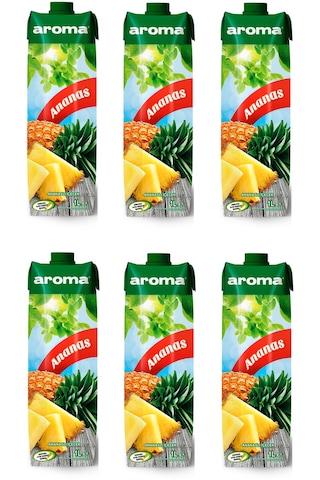 Aroma Ananaslı İçecek 1 Lt X 6 Adet