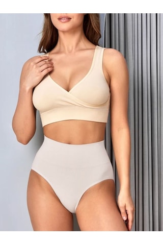Mistirik Mabet Simit Bölgesi Etkili Bel Toparlayan Spor Slip Korse Beyaz Renk Beyaz