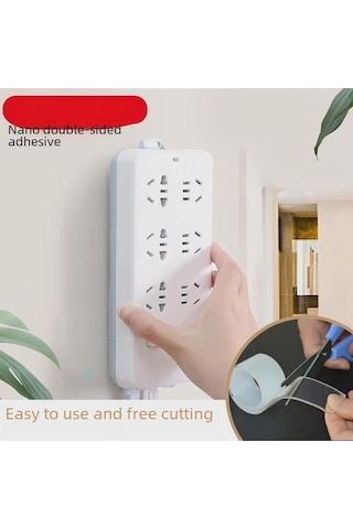 Pazly Şeffaf Nano Bant - Baloncuk Üfleme İçin, 3x5m, 2mm Kalın, Çıkarılabilir, Yıkanabilir, Yapışkan