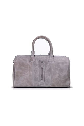 Bloominbag Dolly Leather Weekend Duffle Bag Gri