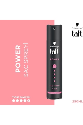 Taft Power Kaşmir Mega Güçlü Sprey 250 Ml Saç Spreyi