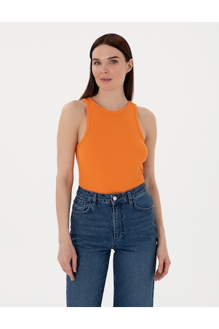 Pierre Cardin Kadın Turuncu Bluz Örme 50306947-vr051 Turuncu