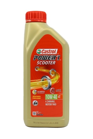 Castrol Power 1 Scooter 10w40 4t 1 Lt Motosiklet Yağı