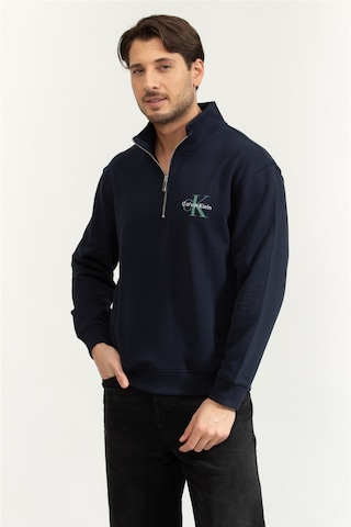 Calvin Klein Erkek Sweat Lv04rd244g Cef Lacivert Lacivert