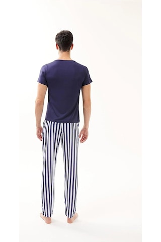 Yeni İnci Çizgili 3'Lü Erkek Pijama Takım 821 001