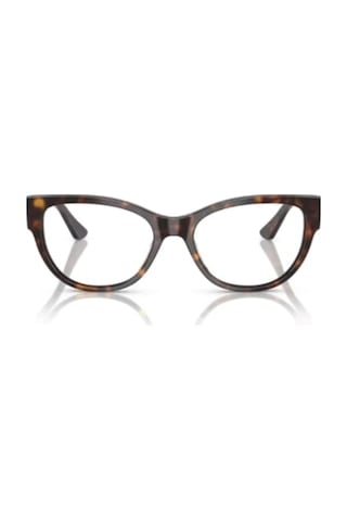 Vogue Vo5604 W656 51ekt Small Cat Eye Kadın Mavi Işık Korumalı Ekran Gözlüğü Havana