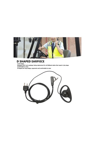 Midland İçin D Tipi Tek Kulaklı Kulaklık Huiliang