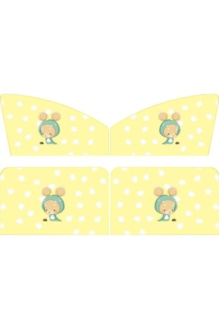 Tongxida 4 Adet Araba Pencere Mıknatıs Güneşlik, Isı Yalıtımı Kanguru, Perde Bloğu Takım Kanguru