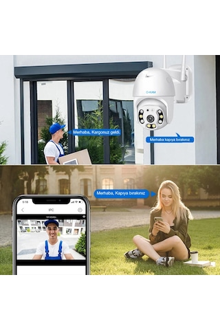 Ventus Ven 360 Hareketli Wi-fi Akıllı Ip Güvenlik Kamerası Okam