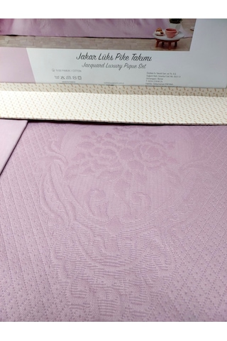 Özdilek Rf -pembe- Jakar Lux Kp Z Çift Kişilik Pike Takımı