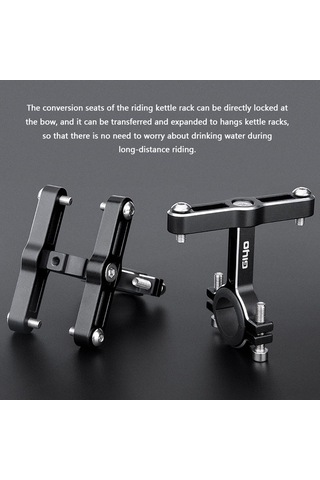 Yaleker Bisiklet Tek Su Kuşağı Dönüştürücü Gy-415 - Alüminyum, 360 Dönebilen, Ön/koltuk Borusu Uyumlu, Bisiklet Aksesuarı