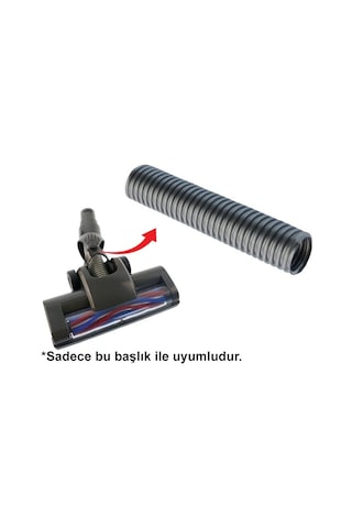 Kiwi Kvc 4040 İle Uyumlu Emici Başlık Ara Hortum, 3'lü Sünger Filtre