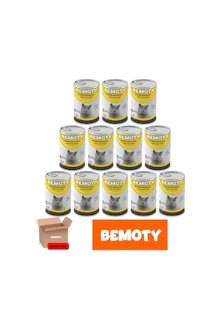 Bemoty Tavuk Etli Yetişkin Kedi Maması 12 x 400 G Bemoty Tavuk Etli Yetişkin Kedi Maması 12 x 400 G