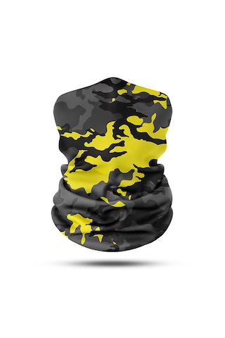 Vexo Camouflae Baf Bandana Sarı