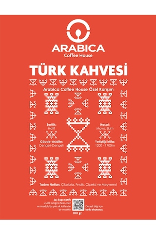 Arabica Coffee House Türk Kahvesi 100 G