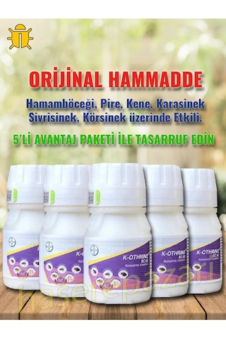 Bayer K-othrine Sc50 Konsantre Genel Haşere 5 x 50 ML