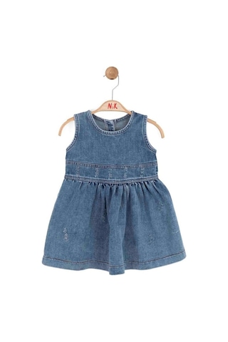 Nk Kids Kız Bebek Emilia Elbise Nk-71700 Mavi