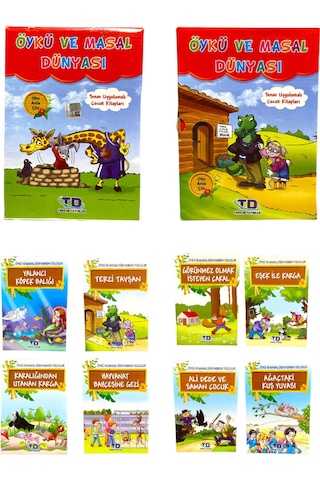 Öykü Ve Masal Dünyası Serisi 8 Kitap Sınav Uygulamalı