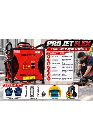 Kanal Açma Makinesi Projet Flex