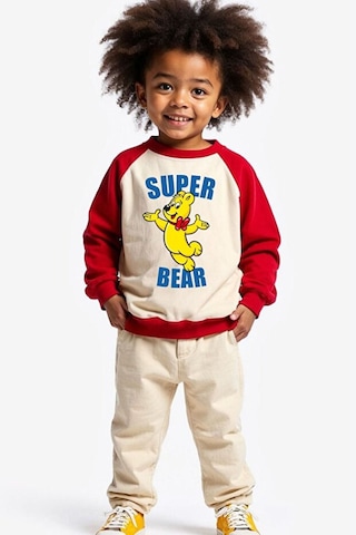 Unisex Çocuk Sweatshirt - Kırmızı KIrmızı