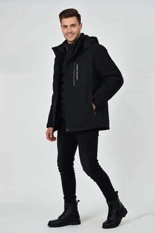 Dynamo Erkek Kapüşonlu Spor Mont 2 Parça Regular Fit 3361 Bgl-st04901 Siyah