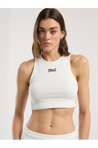 Everlast Ever Classics Wmn Beyaz Kadın Basic Crop Atlet Beyaz