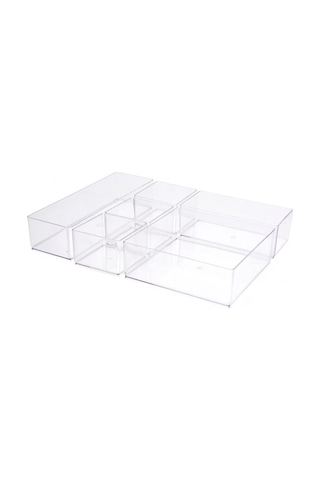 Tanemce 6 Parça Makyaj Takı Hobi Malzemesi Düzenleyici Organizer Kutu Diğer
