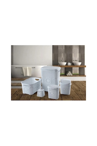 Çeyiz Seti Rattan 5 Parça Örgülü Çeyiz Seti Belirtilmemiş