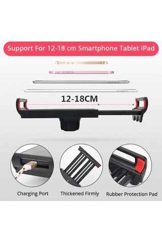 Masaüstü Metal Telefon Ve Tablet Standı Süspansiyonlu 6" -12"