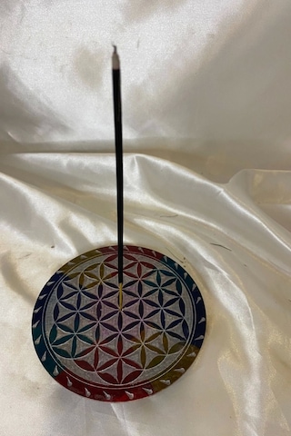 Yaşam Çiçeği Hayat Çiçeği Yaşam Ağacı Hand Made El İşi Feng Shui Ejderha Yılı Doğal Obsidyen Taşı Çubuk Konik Tütsülük