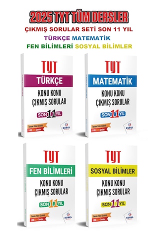 2025 Tyt Çıkmış Sorular Seti Son 11 Yıl Konu Konu Video Çözümlü