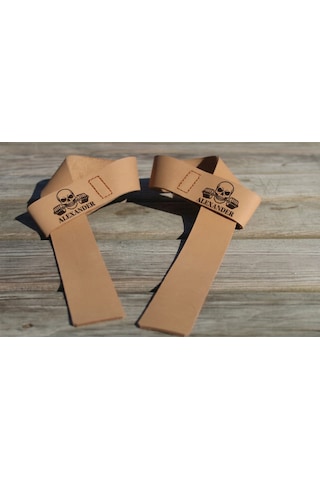 Kişileştirilebilir Hakiki Deri Liftingstrap Fitness Ağırlık Kayışı