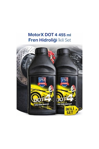 Fren Hidrolik Yağı Dot 4 455 Ml İkili Set Üstün Isı Dayanımlı