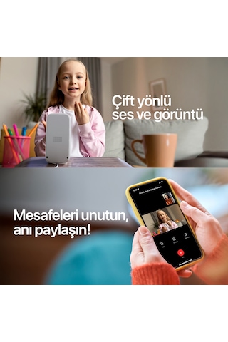 Ekranlı Akıllı İkili İç Mekan Güvenlik Kamera Seti Yaşlı Ve Çocuk Takibi İçin Kameradan Kameraya Konuşmalı, 2k Qhd 4mp, Gece Görüşlü, Sesli Görüntül