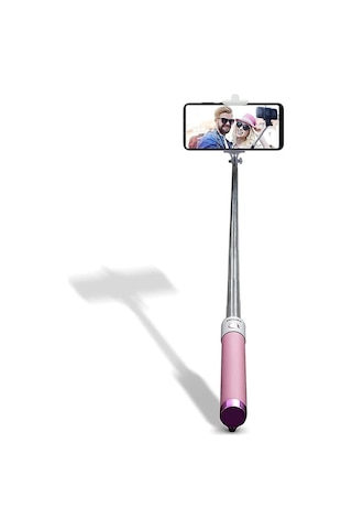 Philips Uyumlu Type-C to 3.5 MM Dönüştürücü 270 Derece Dönebilen Premium Selfie Çubuğu 3611UC10 Lila