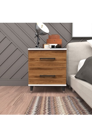 Komodin Beyaz + Ud Rengi Beyaz - Ud